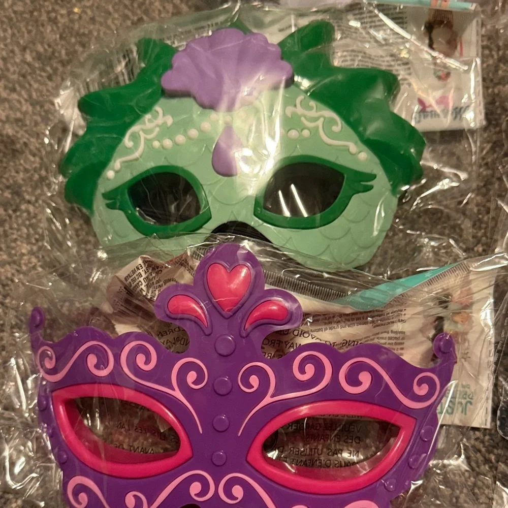 Pirate and Princess Kids Costume Light Up Masks Set